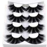 HBZGTLAD Pestañas 3D visón criss-cross 25mm para un look impactante