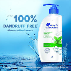 Head & Shoulders nettoyage en profondeur avec menthol pour cuir chevelu clair.