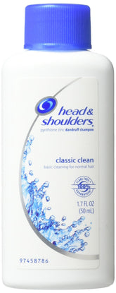 Head & Shoulders Classic Clean, botella frontal, protección anticaspa y frescura.
