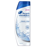 Head & Shoulders Classic Clean, botella frontal, controla la caspa y deja el cabello fresco.