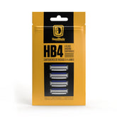 HB4 de HeadBlade: cuatro cuchillas en empaque para recargar afeitado sin tirones.