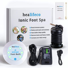 Unidad de control Healifeco para spa de pies iónico, manejo sencillo.