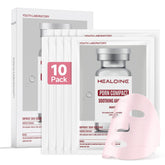 HEALOINE Mascarilla Rosa Salmon DNA, hidratación nocturna para piel sensible.