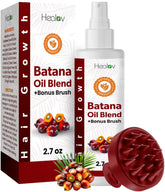 Healov Batana Aceite para crecimiento capilar, nutre el cuero cabelludo.