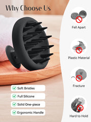 HEETA eliminador de caspa para cabello limpio y cuero cabelludo suave.