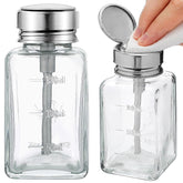 HEHIPLE botellas dispensadoras de cristal 180 ml, para uso diario de desmaquillante.
