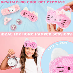 Hello Kitty almohadillas gel brillantes mini para refrescar la mirada