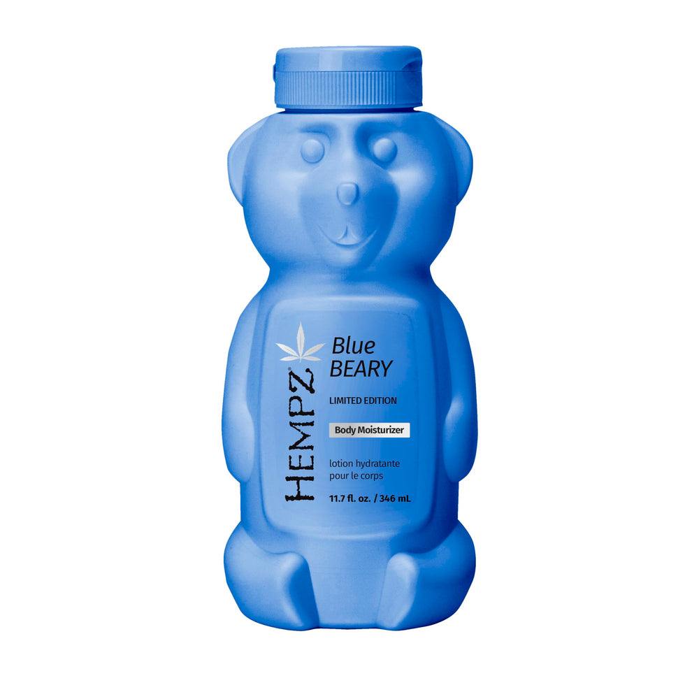 Hempz Bluebeary: oso de edición limitada con aroma frutal para piel suave