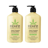 Hempz crema corporal Piña Miel: hidratación suave para uso diario.