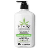 Hempz crema cuerpo Coco Sandía: hidratación suave y aroma refrescante para la piel.