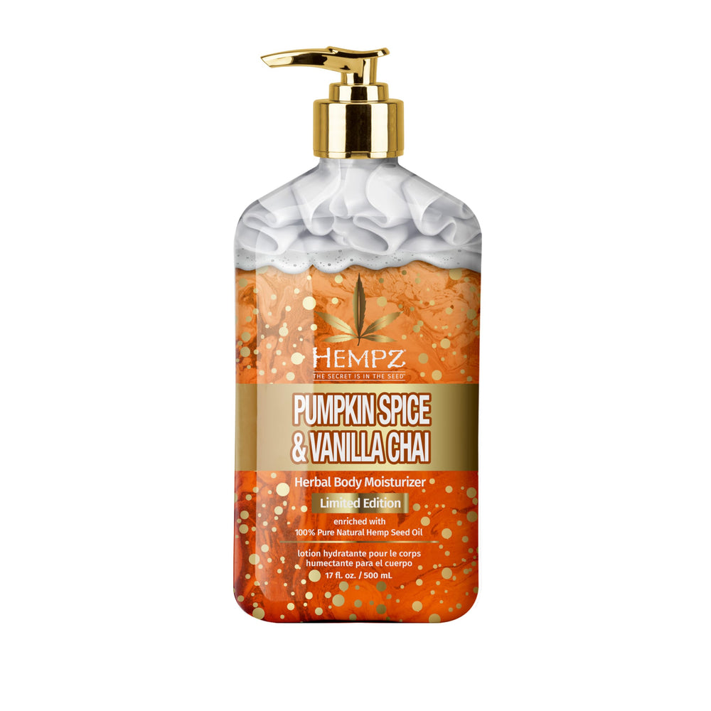 Hempz edición limitada crema corporal con especias de calabaza para piel suave