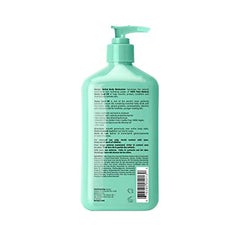 Loción Hempz Cucumber & Aloe, textura cremosa para piel suave.