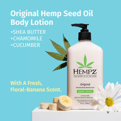 Hempz Original con ginseng: fragancia ligera para uso diario