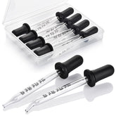 Herain gotero de vidrio 1 ml para medir aceites y líquidos