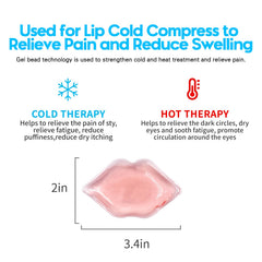 Herb Life compresa-hielo-labios, alivio suave para hinchazón