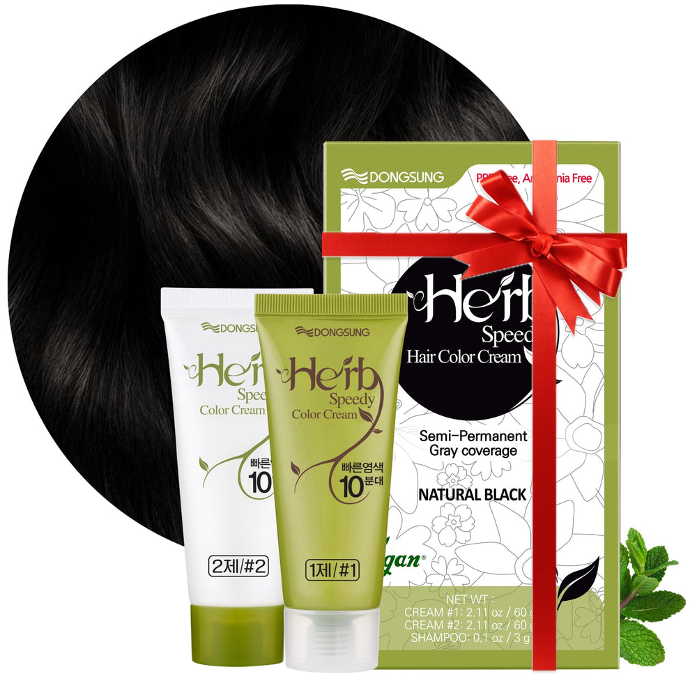 Herb Speedy crema color natural negro, cobertura total de canas y aspecto natural
