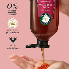 Etiqueta de Herbal Essences facilita identificar beneficios ligeros y aptos para color