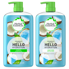Herbal Essences Hello Hydration – bouteille shampoing, hydratation en profondeur pour cheveux colorés.