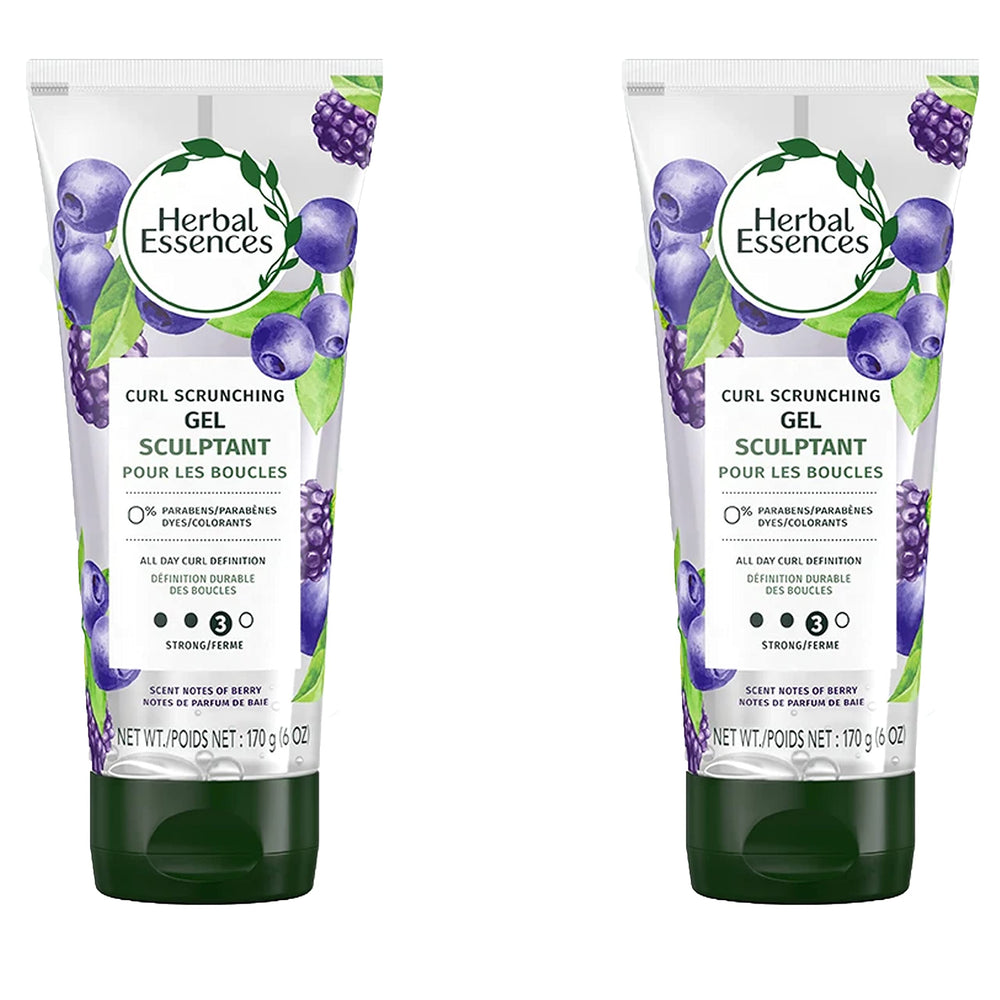 Herbal Essences Totally Twisted Gel, botella de 6 oz para rizos definidos y suaves.