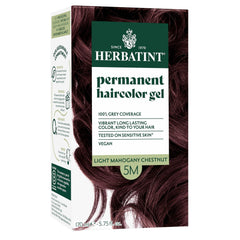Herbatint coloración pelo caoba claro 5M, botella para aplicación suave