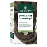 Herbatint 6C Tinte permanente para mujeres, cobertura total de canas y tono ceniza oscuro.