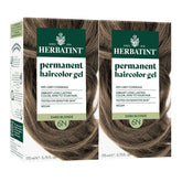 Herbatint tinte permanente 6N Rubio Oscuro, cobertura de canas con tono natural.