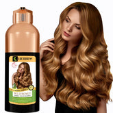 HERBBY Champú Coloración para Canas cubre canas con brillo natural