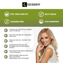 HERBBY shampoing couleur longue durée pour une teinte qui dure.