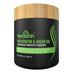 Mascarilla Herbishh de Argán en bote para hidratación profunda.