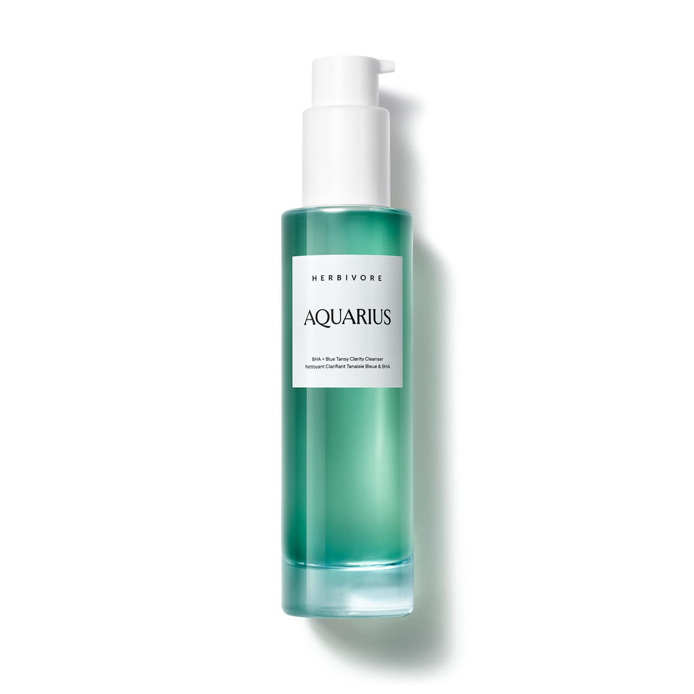 HERBIVORE Aquarius BHA y Tansy Azul, limpiador poros; mejora control de brillo.