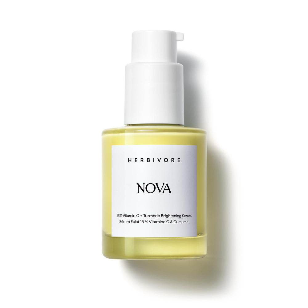 HERBIVORE Nova 15% Vitamina C con curcuma, botella iluminadora para piel