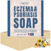 Herblov jabon eczema-manos: limpieza suave para piel sensible.