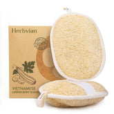 Herbvian luffa natural frontal: exfoliación suave para piel sensible