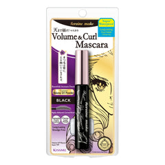 Heroine Make Mascara resistente al agua con volumen para pestañas definidas.