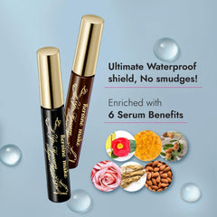 Heroine Make Mascara sujeción duradera para un acabado con rizos todo el día.