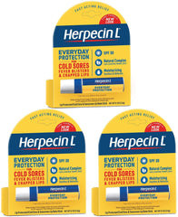 Protector labial Herpecin-L con SPF 30 protege labios sensibles diariamente.