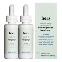 Hims & Hers hers Hair Regrowth, bote de solución minoxidil, favorece crecimiento capilar