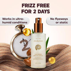 HerStyler Serum con vitamina E para fortaleza y nutrición capilar.