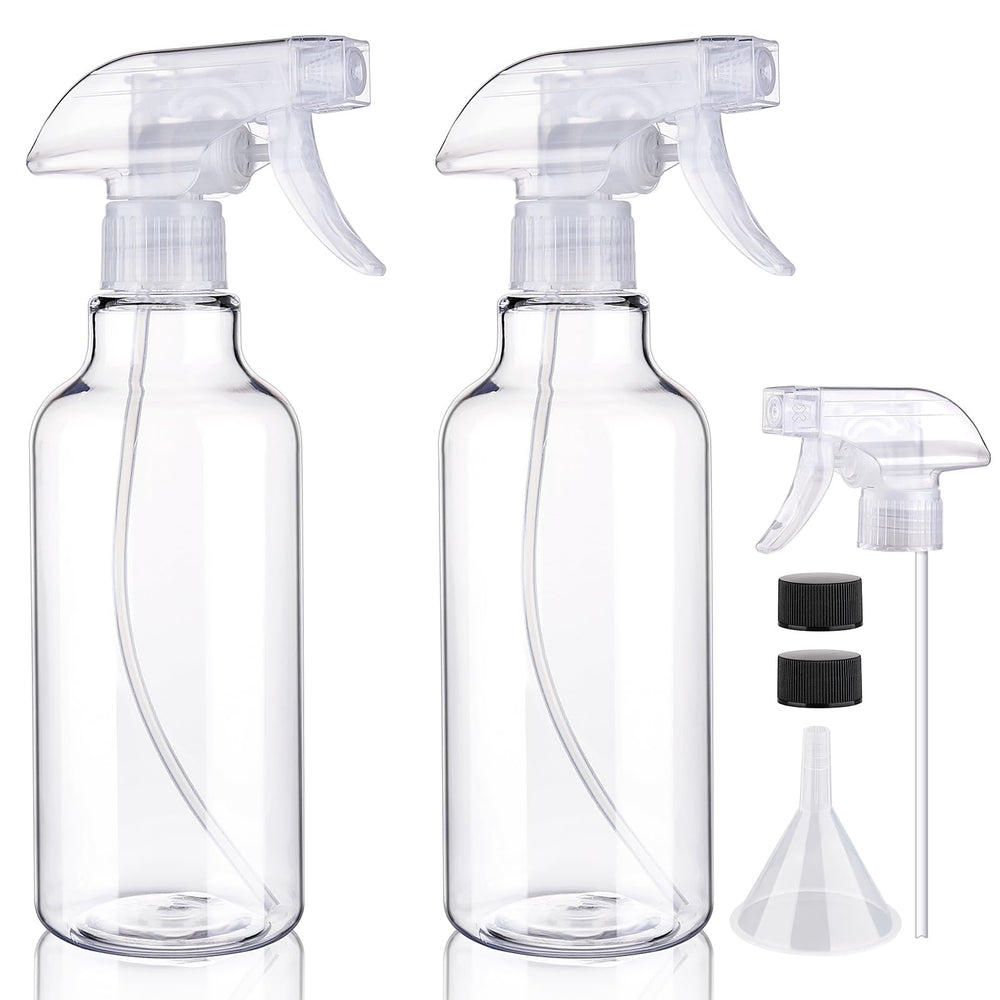 Hethyo botellas atomizador plástico 500 ml, claridad, ideal para soluciones de limpieza.