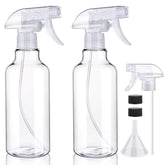 Hethyo botellas atomizador plástico 500 ml, claridad, ideal para soluciones de limpieza.