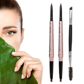 HeyBeauty lápiz de cejas dúo con dos puntas para definir y rellenar