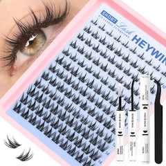 HEYWINK Manga Lash Clusters Kit contenido para clústeres con estilo manga