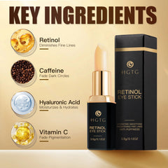 HGTG crema para ojos con retinol: textura ligera que hidrata sin grasa.
