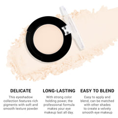 HHLTOH acabado mate suave para ojos naturales y delicados