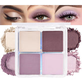 Paleta HHLTOH de sombras de ojos con cuatro tonos para looks versátiles.