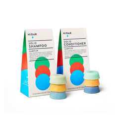 HiBAR échantillon de barres solides shampoing et après-shampoing pour voyage