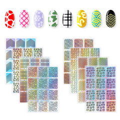 Hicarer plantillas uñas corazones para decorar en casa.
