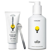 Highland Crema Glacial Ligera para control del frizz y acabado mate.