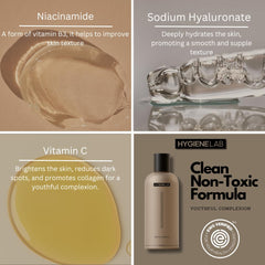 HygieneLab Face Wash con Aloe Vera para alivio suave de la piel