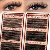 Higu clace lash clusters 600pcs 30D for lightweight, natural-looking definition.